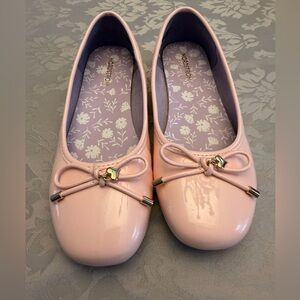 Nordstrom Blush Dress Shoes with Bow Accent